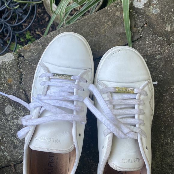 Valentino dalia white leather platform sneakers - Picture 15 of 15